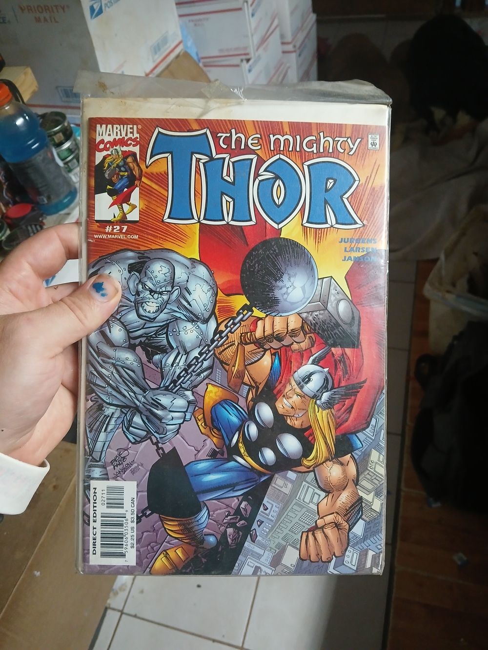 copy of The Mighty Thor #27 from Volume 2, published by Marvel Comics in Septemb